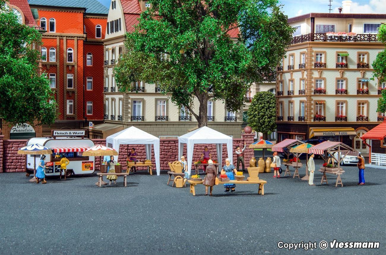 Vollmer 45141 Deko-Set Wochenmarkt