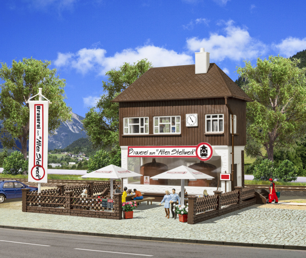 Vollmer 45611 H0 Brauerei Zum alten Stellwerk