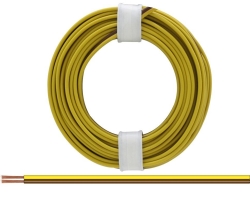 218-38 - Zwillingslitze 0,14 mm² / 5 m gelb-braun