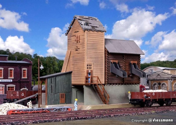 Vollmer 45723 H0 Kieswerk mit angetriebenen Verschlussklappen