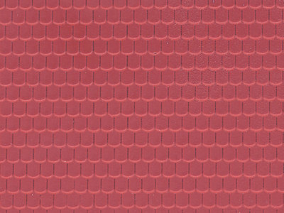 Vollmer 46026 H0 Dachplatte Ziegel aus Kunststoff, 21,8 x 11,9 cm