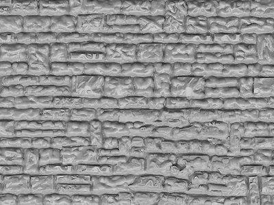 Vollmer 46031 H0 Mauerplatte Haustein aus Kunststoff,21,8 x 11,9 cm