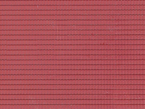 Vollmer 47353 N Dachplatte Flachdachpfanne aus Kunststoff,14,9 x 10,9 cm
