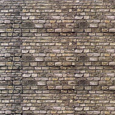 Vollmer 47366 N Mauerplatte Mauerstein aus Karton, 25 x 12,5 cm,