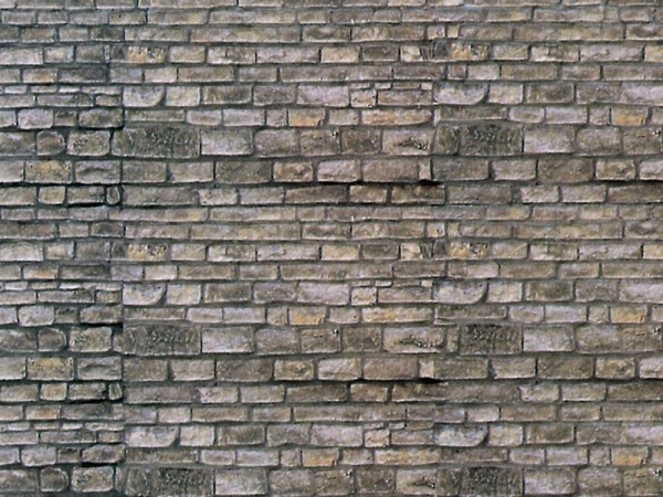 Vollmer 47366 N Mauerplatte Mauerstein aus Karton, 25 x 12,5 cm,