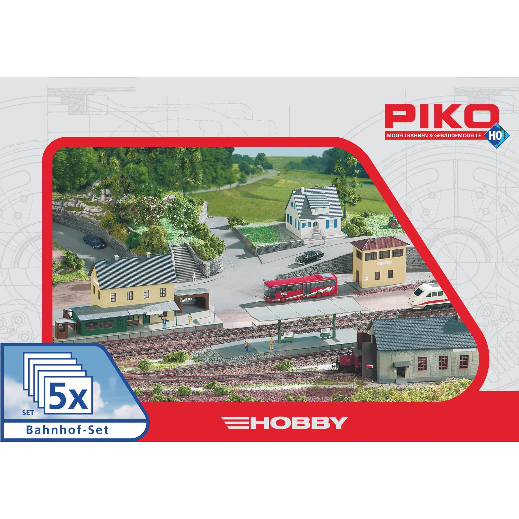 Piko 61923 Bahnhof Set