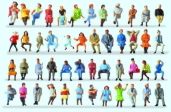 Preiser 14418 Sitzende Figuren