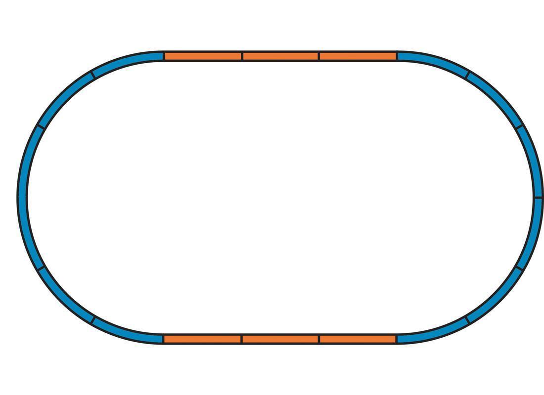 Piko 97927 Startset Sapsan RZD mit Bettungsgleis