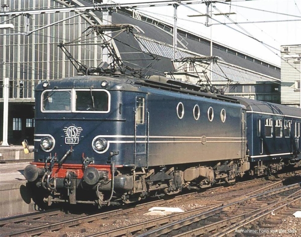 Piko 51365 ~E-Lok Rh 1100 NS blau III + PluX22 Dec.