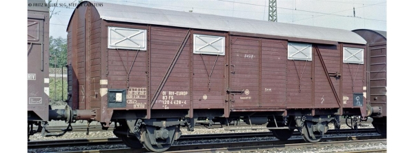 Brawa 50115  Gedeckter-Güterwagen-Gs-EUROP-FS