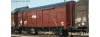 Brawa 50117 Gedeckter-Güterwagen-Gs-EUROP-NS