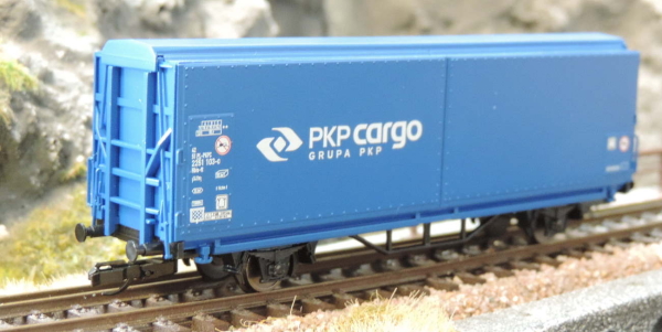 Tillig 14844 START-Schiebewandwagen Hbis-tt der PKP Cargo, Epoche VI