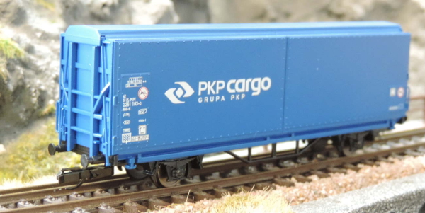 Tillig 14844 START-Schiebewandwagen Hbis-tt der PKP Cargo, Epoche VI