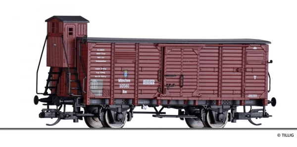 Tillig 17396 Gedeckter Güterwagen Nm der K.Bay.Sts.B, Epoche I