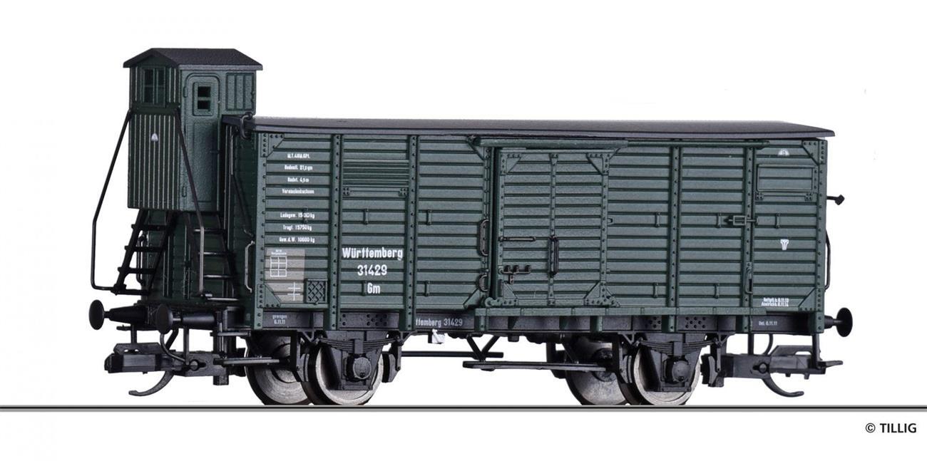 Tillig 17397 Gedeckter Güterwagen Gm der K.W.St.E., Epoche I