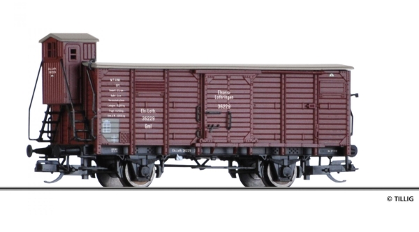 Tillig 17921 Gedeckter Güterwagen Gml der Eisenbahnen in Elsass-Lothringen, Epoche I