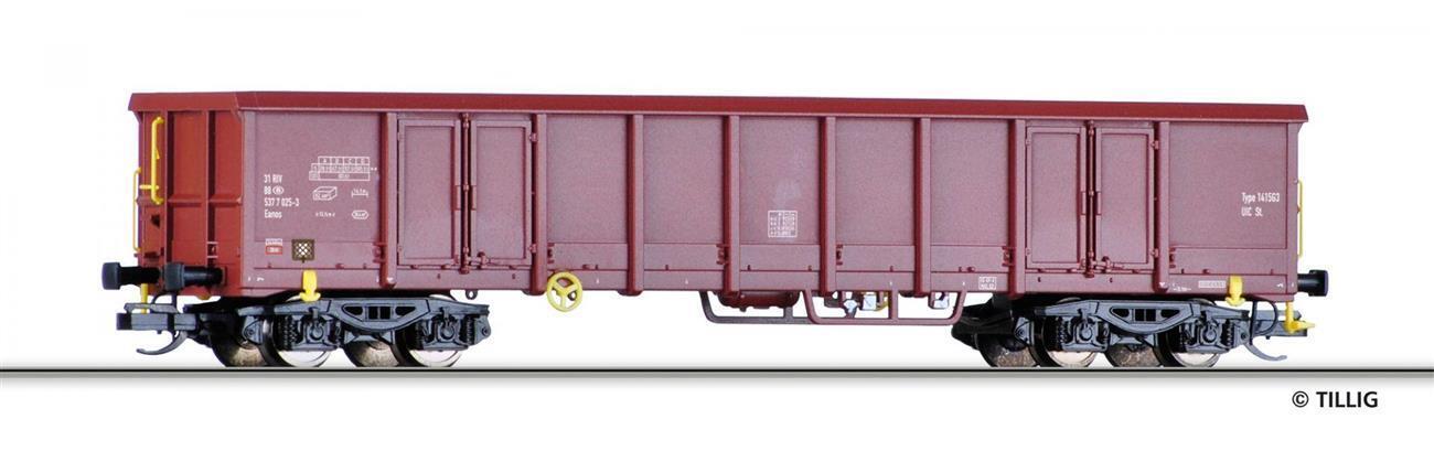 Tillig 15678 Offener Güterwagen Eanos der DSB, Epoche IV
