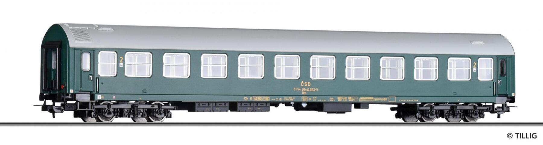 Tillig 74939 Reisezugwagen 2. Klasse Bm, Typ Y, der ?SD, Epoche IV