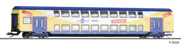 Tillig 16808 Doppelstockwagen metronom Eisenbahngesellschaft mbH, Epoche VI