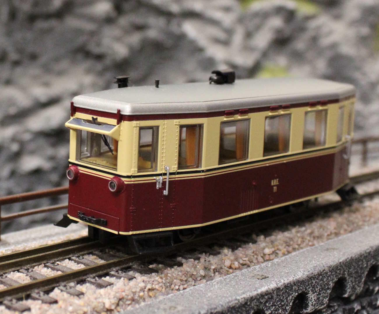 Tillig 02944 Triebwagen T1 der Gernrode-Harzgeroder Eisenbahn, Epoche II