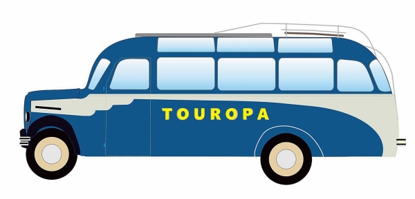 NPE NA 88055 Borgward Bus B 2000 Touropa