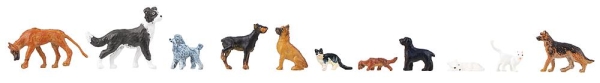 Faller 151902 Hunde und Katzen