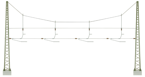 Viessmann 4363 N Quertragwerk über 4 Gleise