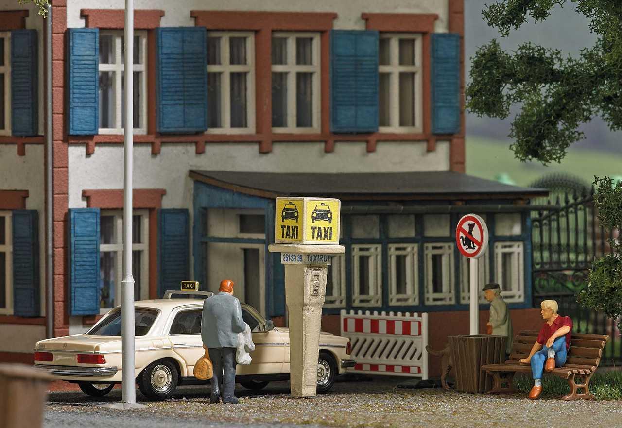 Busch 7763 M-Set: Taxis?ule BRD H0