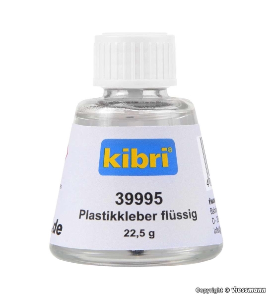 Kibri 39995 Plastikkleber flüssig, mit Pinsel, 25 ml