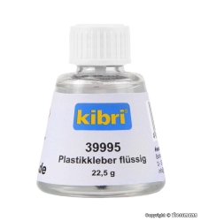 Kibri 39995 Plastikkleber flüssig, mit Pinsel, 25 ml