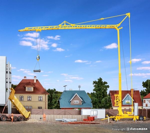 Kibri 10390 H0 LIEBHERR SK 20 Schnelleinsatzkran mit Anhänger