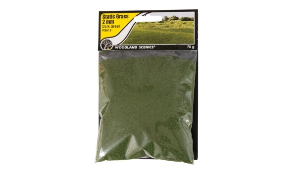 Woodland FS617 stehendes Gras 4mm dunkelgrün