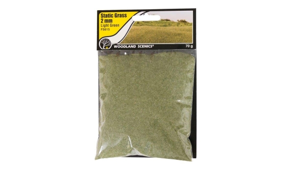 Woodland FS619 stehendes Gras 4mm hellgrün