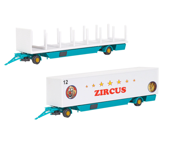 Kibri 14658 Zirkus Zeltstangen- und Kofferanh?nger
