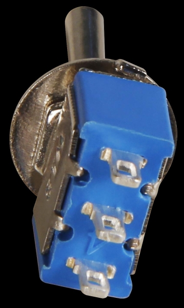 Miniatur-Kippschalter McPower, 250V/3A, 3-polig, 2 Stellungen