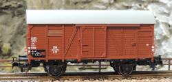 Trix 21530-4 Gedeckter Güterwagen DB