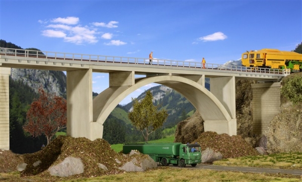 Kibri 39740 H0 Spannbeton-Bogenbrücke, eingleisig