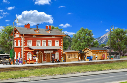 Kibri 39504 H0 Bahnhof Langenthal mit Nebengebäuden