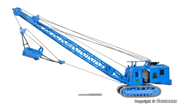 Kibri 39156 H0 Arbeitsponton mit MENCK Bagger M154 LC mitSchürfkübel