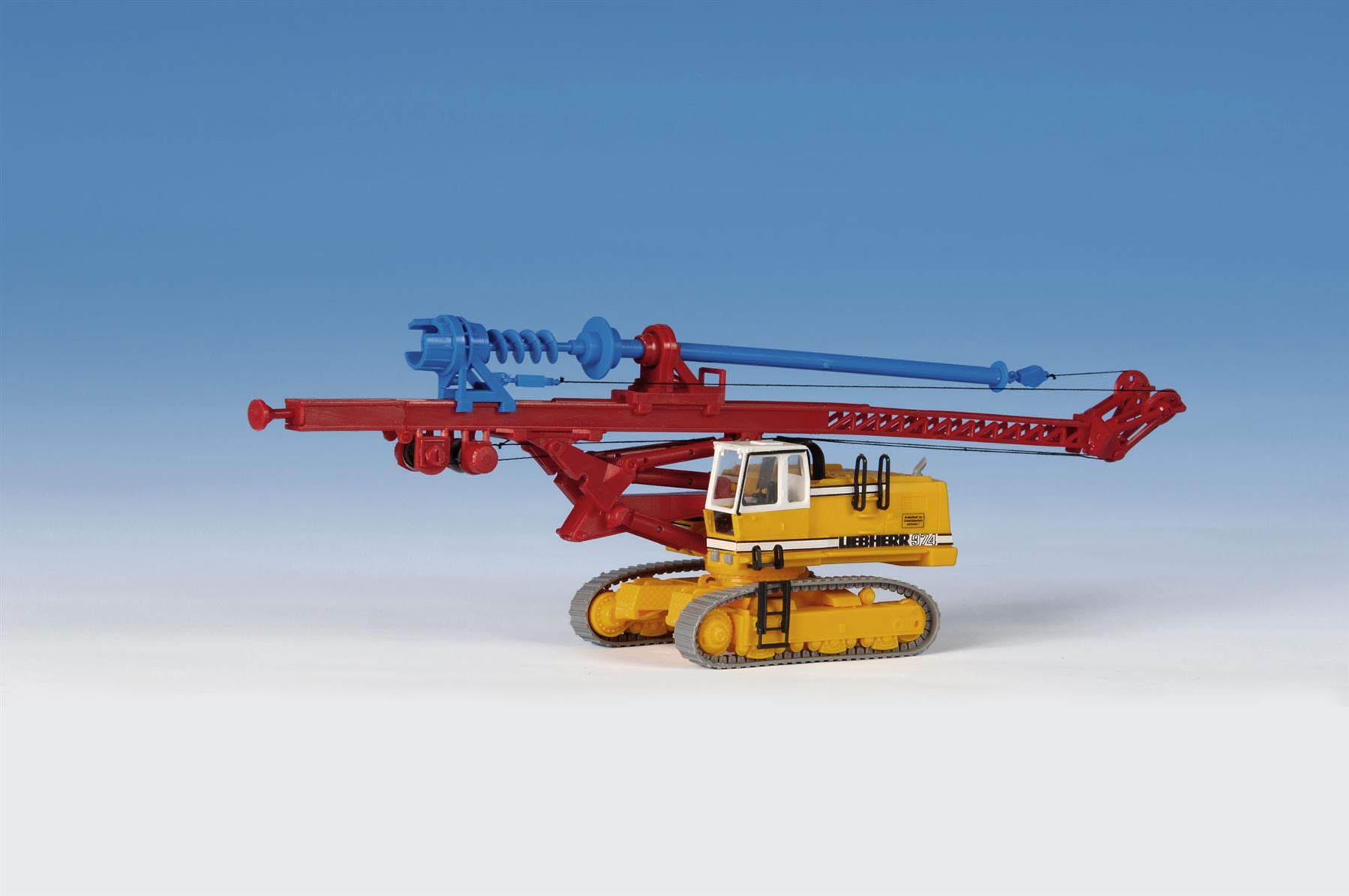 Kibri 11279 H0 LIEBHERR Hydraulikbagger 974 mit Bohrgerät