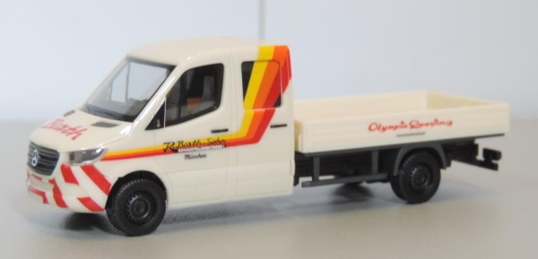 Herpa 095204 Mercedes-Benz Sprinter `18 Doppelkabine "Barth" (Nordrhein-Westfalen/Bonn)