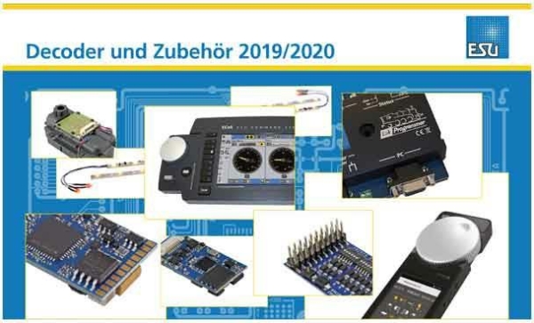 ESU 52963 Produktübersicht Decoder und Zubehör 2019/2020