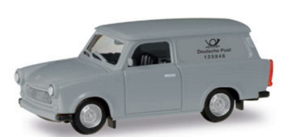 Herpa 942782 Trabant 601 Universal -Post- grau