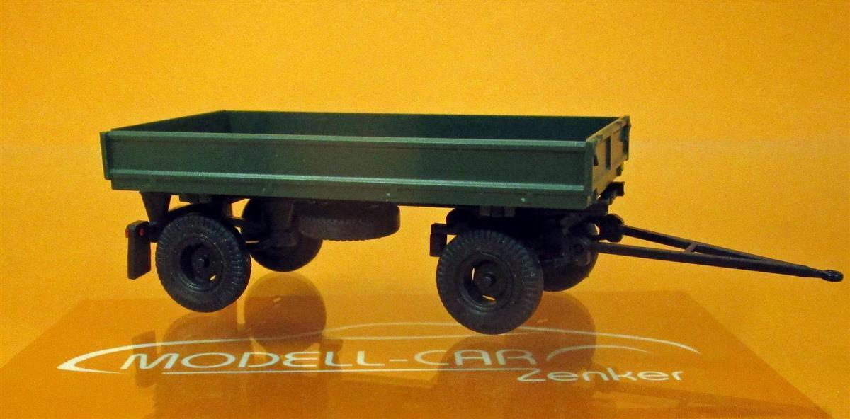Modell-Car Zenker 03-306 IFA Anhänger HW 60 HD Grün / Schwarz