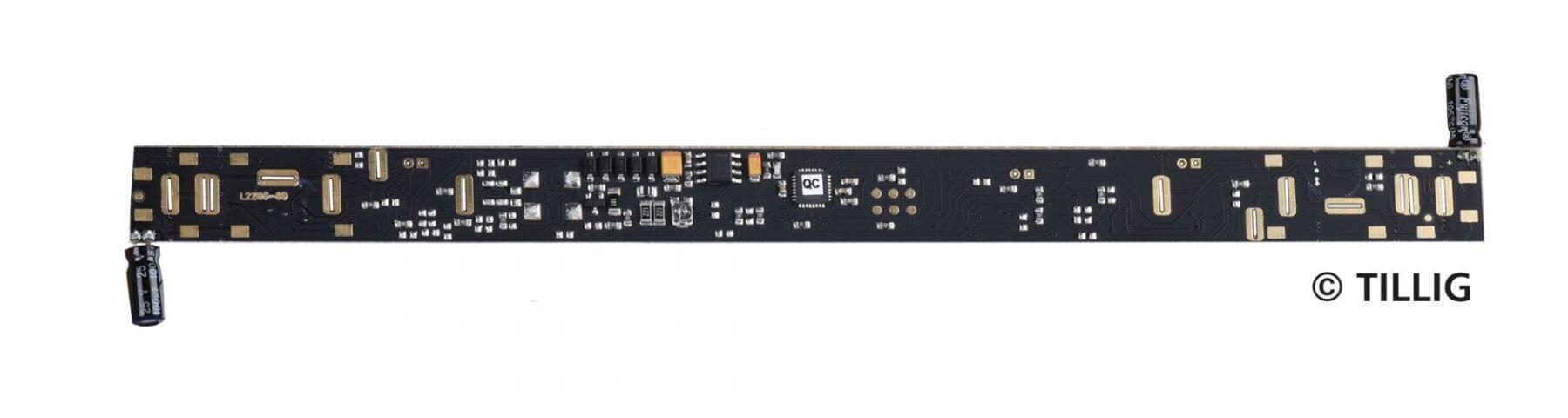 Tillig 08918 LED-Innenbeleuchtung analog / digital Bausatz für Halberstädter Mitteleinstiegswagen (Bmhe)