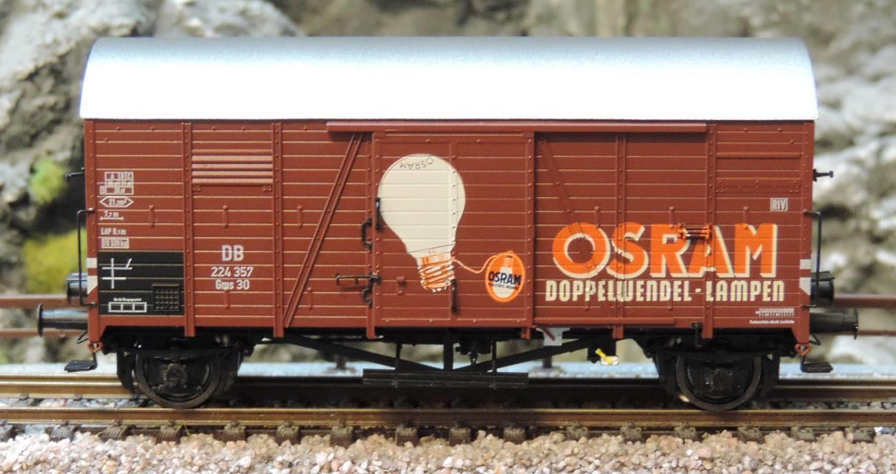 Brawa 47963 Gedeckter Güterwagen-OSRAM-DB
