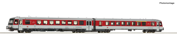 Roco 78071 Dieseltriebzug 628 509 der Deutschen Bahn AG im ?Sylt Shuttle plus?-Design