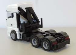 Herpa 313100 MAN TGX GX 6x4 Zgm.m.Lk.weiß