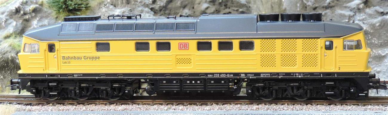 Roco 52469 Diesellokomotive 233 493 der Deutschen Bahn AG, Bahnbau Gruppe.
