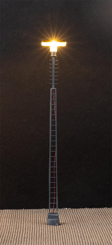 Faller 180210 LED-Gittermast-Aufsatzleuchte, kaltweiß